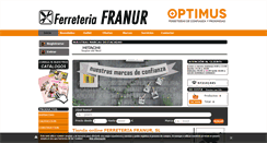 Desktop Screenshot of franurferreteria.com