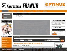 Tablet Screenshot of franurferreteria.com